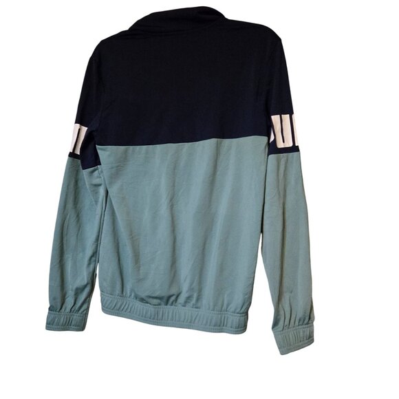 Puma Mens/Boys Colorful‎ Track Jacket Lightweight Stylish Blue/Green Logo Boy XL - Picture 7 of 8